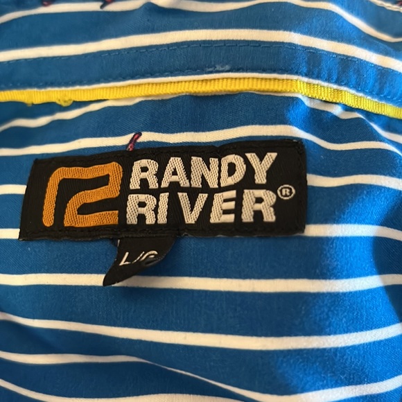 RARE | VINTAGE | Randy River | Button Down Short Sleeve Shirt | Men’s Large - Picture 3 of 4